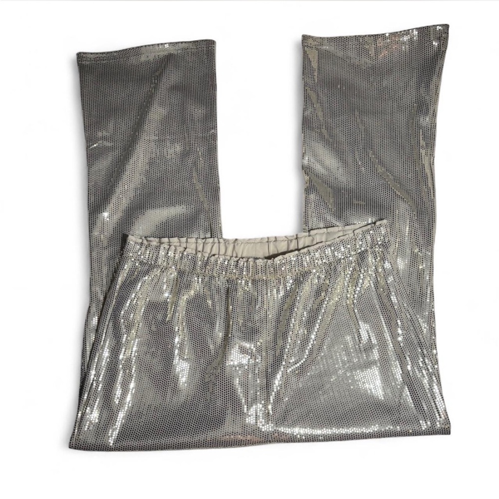 Serra Silver Straight Leg Pants